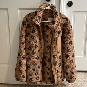 Abercrombie fleece zip up size L